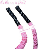 Pink Battle Rope, Heavy Strength Training Rope with Pink Protective Sleeve for Women